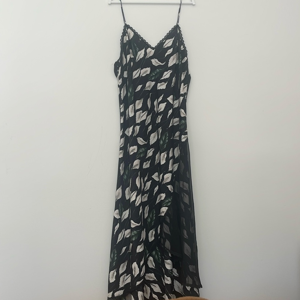 Vintage Valentino Calla Lily Slip Dress
